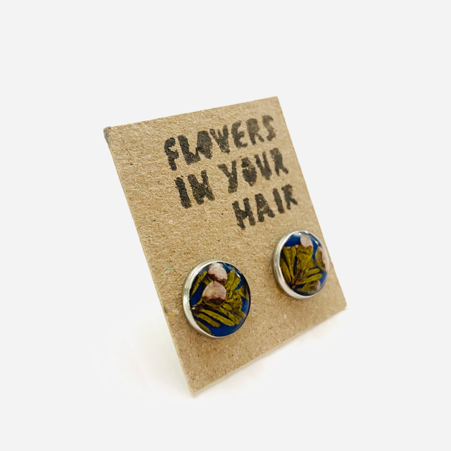 Flowers In Your Hair Stud Earrings Wildflowers Reach