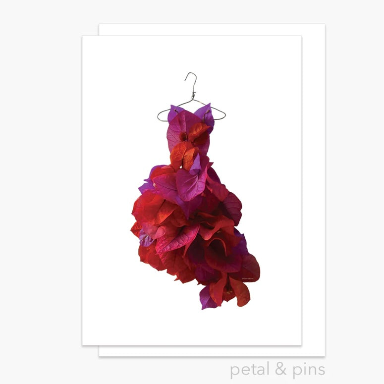 Petal & Pins Card Bougainvillea Dress