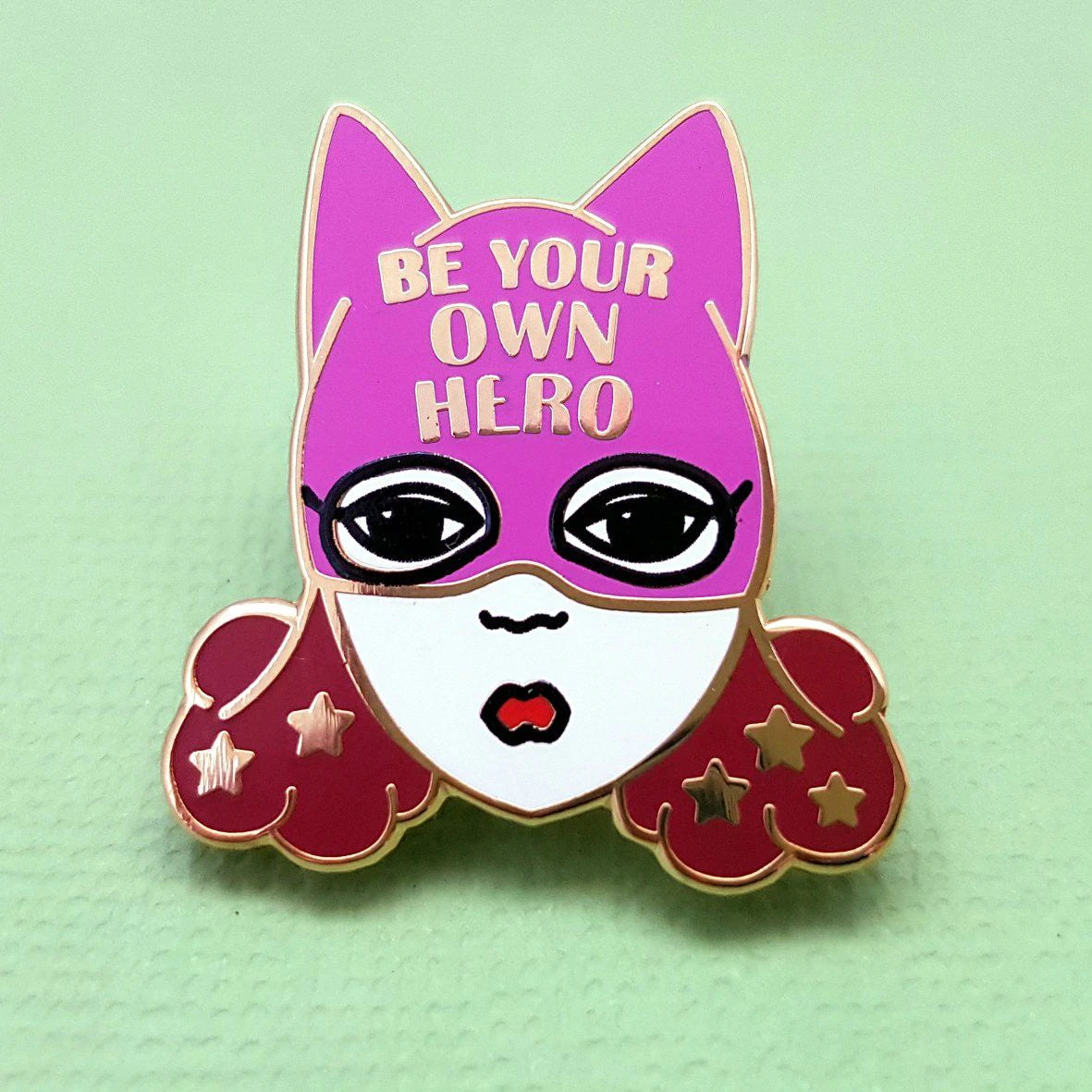 Jubly-Umph Lapel Pin Be Your Own Hero