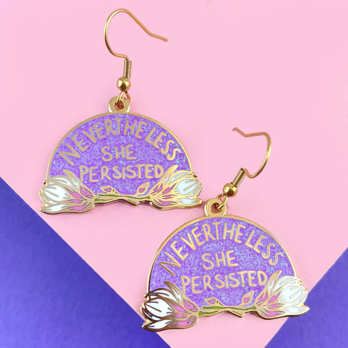 Jubly-Umph Earrings Nevertheless She Persisted
