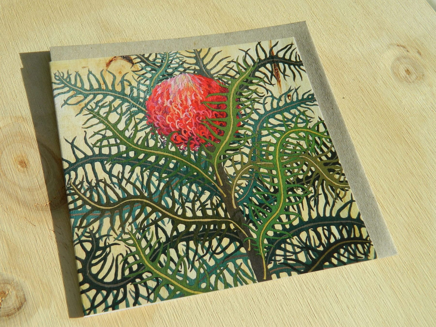 Flowers In Your Hair Card - Banksia