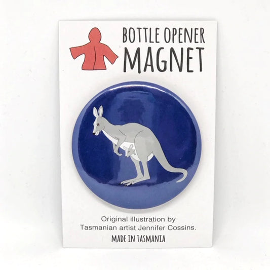 Red Parka Magnetic Bottle Opener Kangaroo