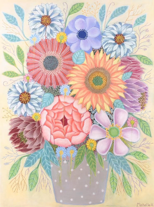 Michelle Hosking Print Floral Summer