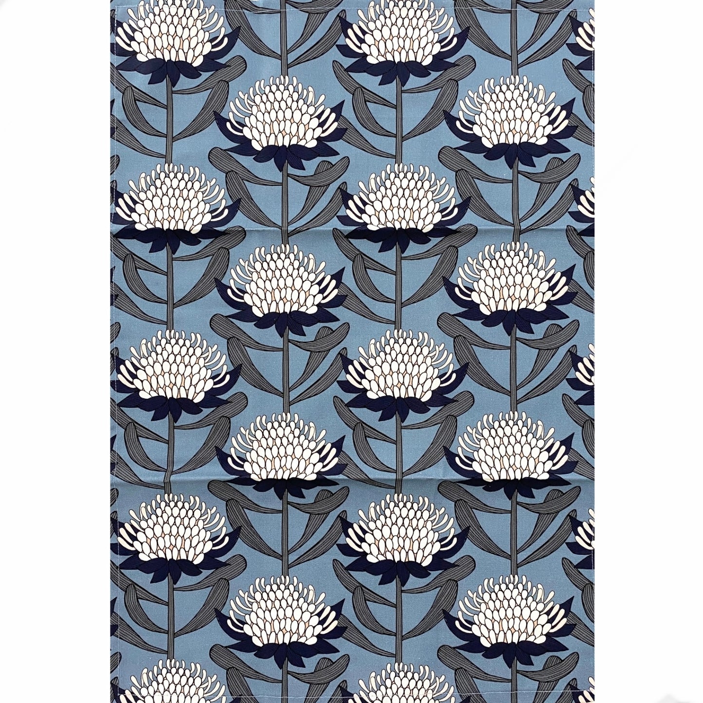 Jocelyn Proust Designs Tea Towel White Waratah