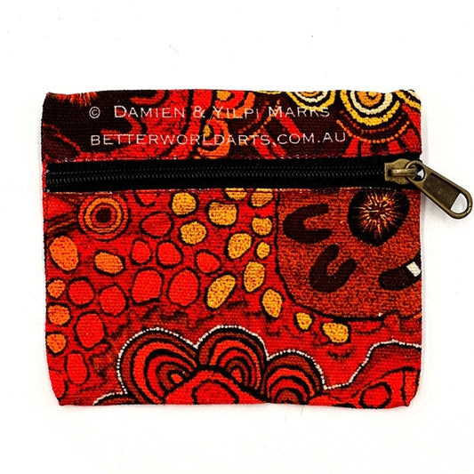 Better World Arts - Coin Purse, Damien and Yilpi Marks