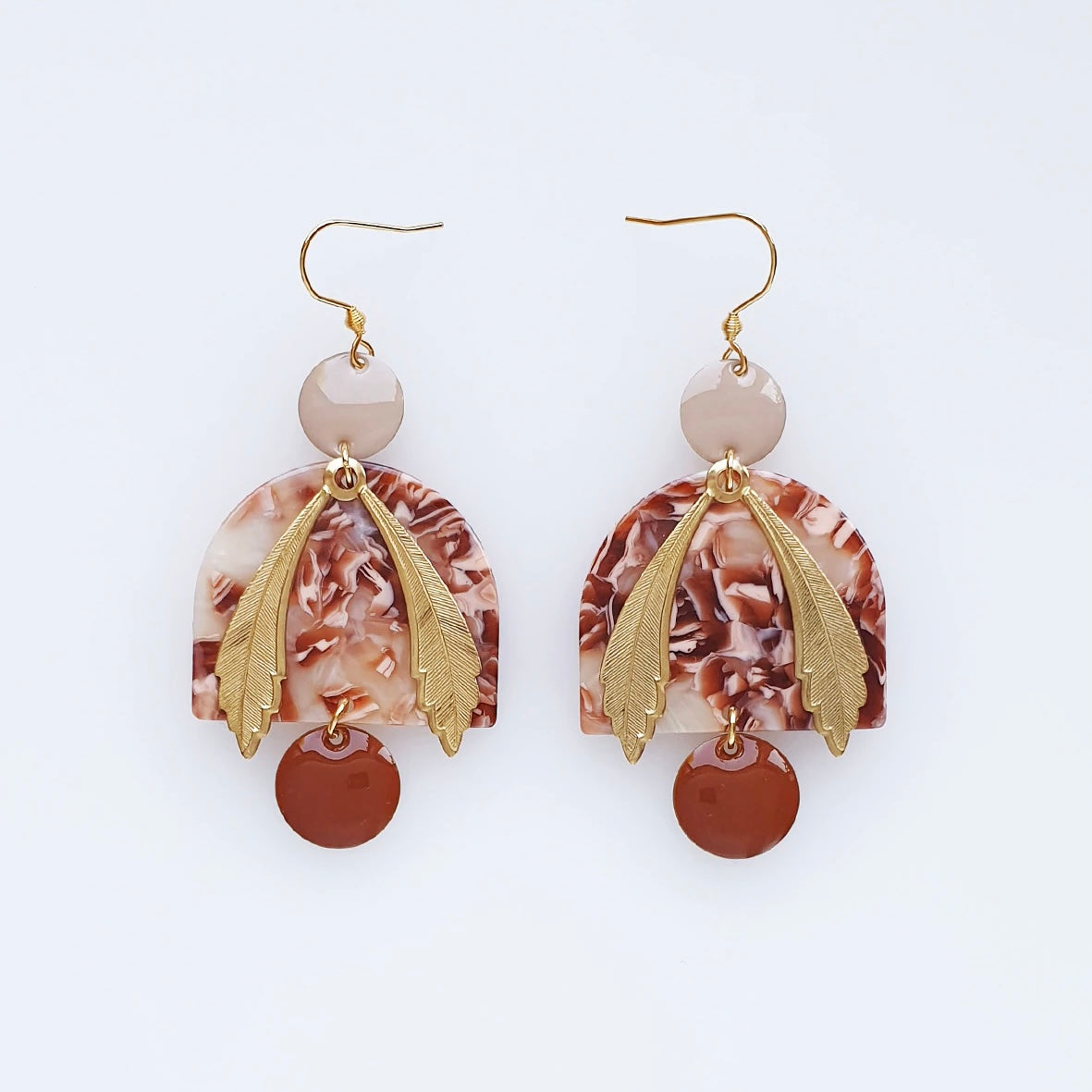 Middle Child Earrings Grecian Brown