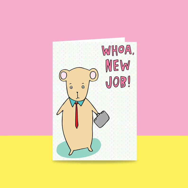 Able and Game Card - Woah, New Job!