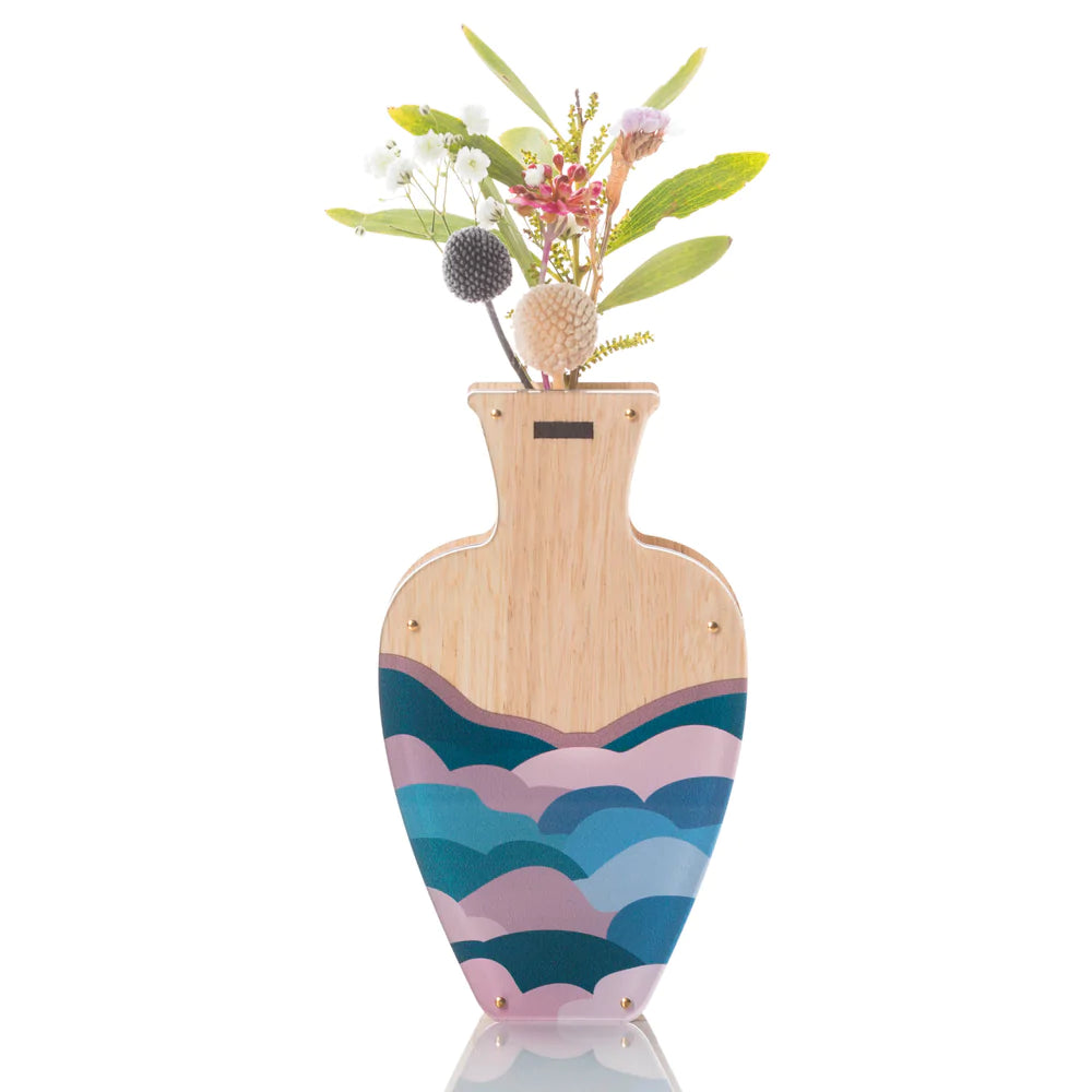 Pili Pala Large Handmade Vase Cloudy Design