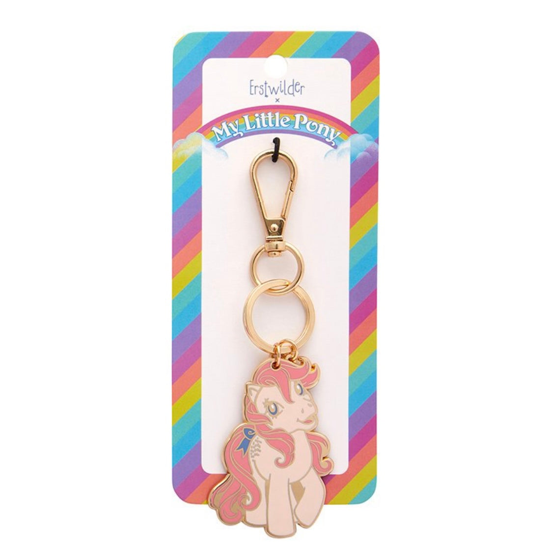 Erstwilder Cotton Candy Enamel Keyring