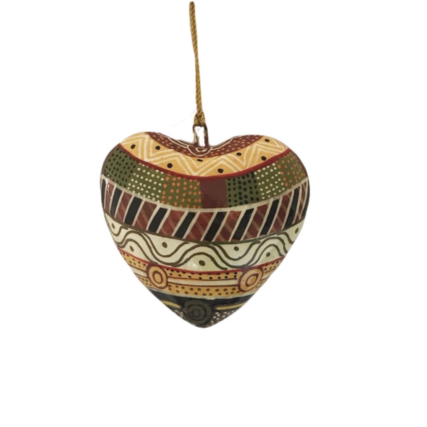 Better World Arts Lacquerware Decorative Heart - Artist Josette Papajua