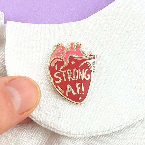 Jubly-Umph Lapel Pin Strong A. F.