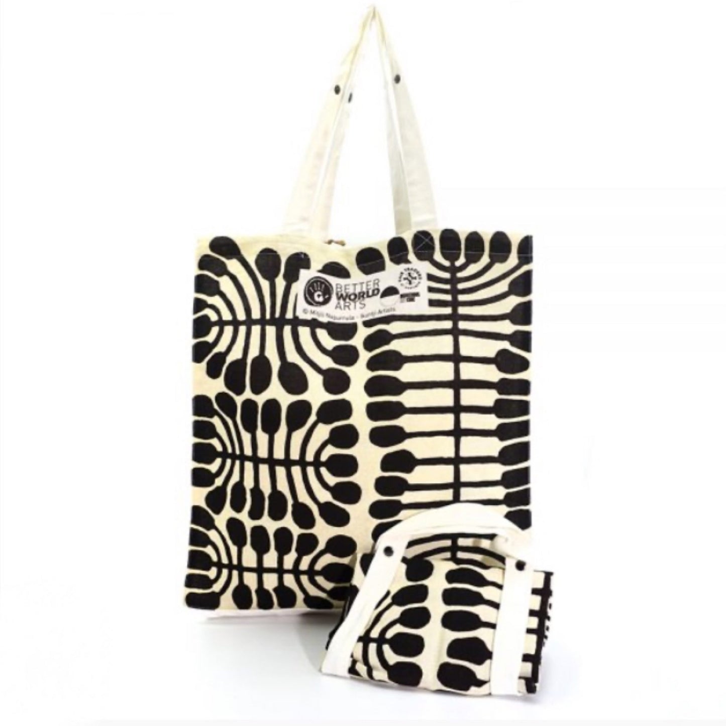 Better World Arts Foldable Cotton Bag - Artist Mitjili Napurrula