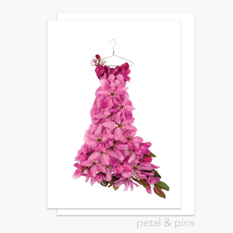 Petal & Pins Card Crabapple Blossom Dress