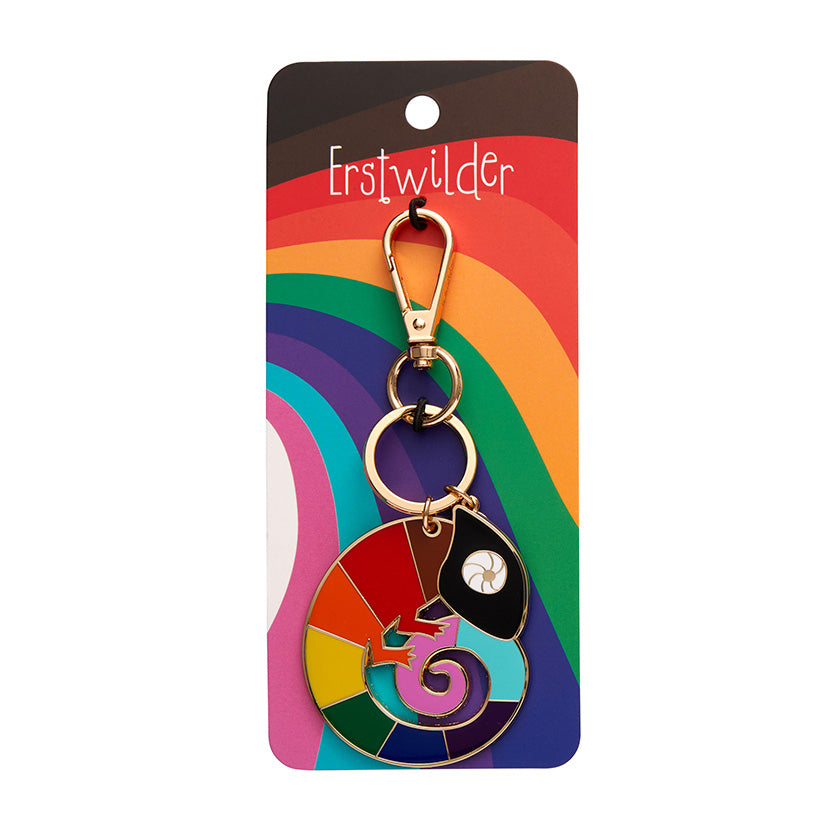 Erstwilder Carmel’s Colourful Enamel Key Ring