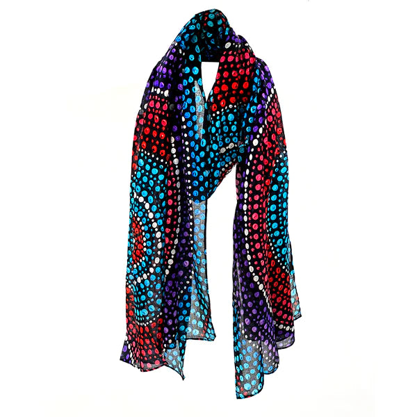 Better World Arts - Organic Cotton Summer Scarf, Olivia Watson