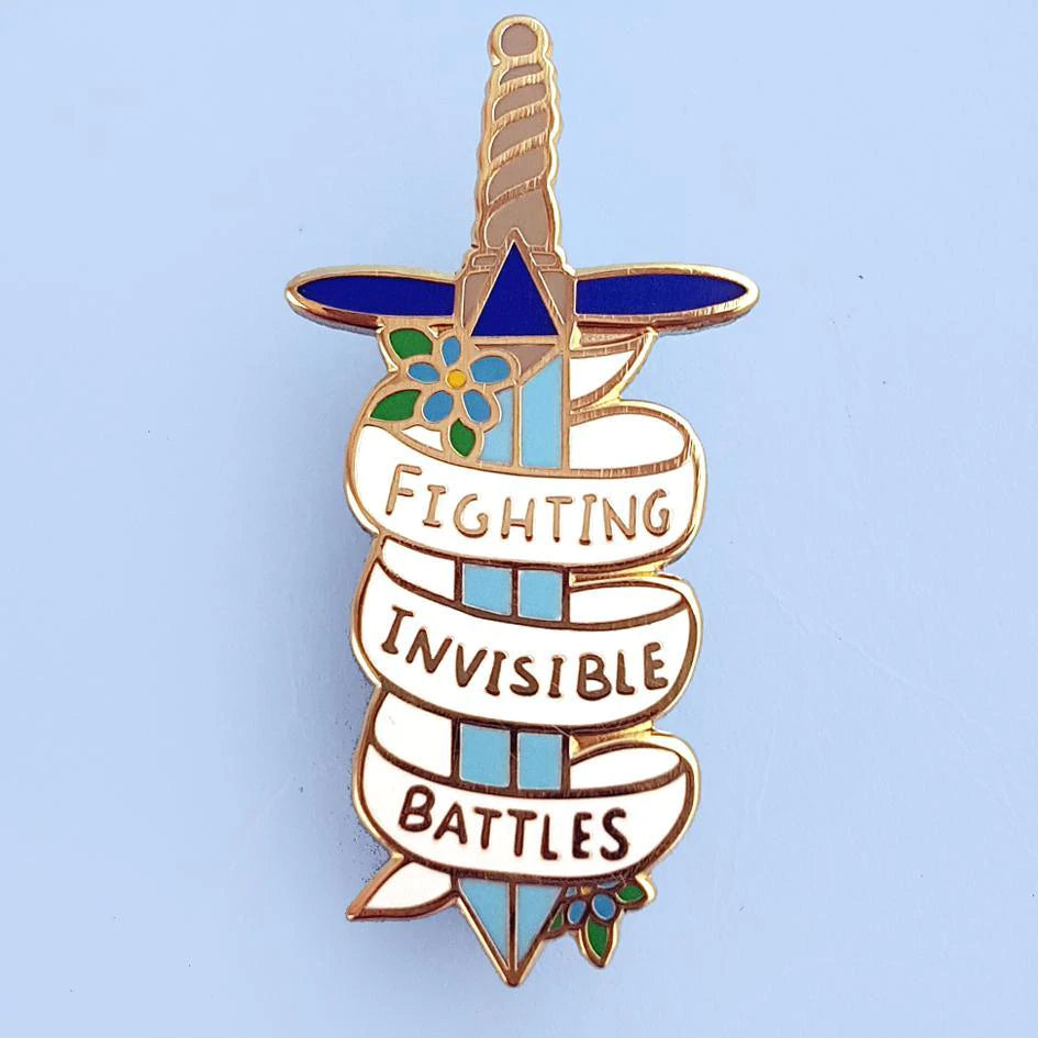 Jubly-Umph Lapel Pin Fighting Invisible Battle