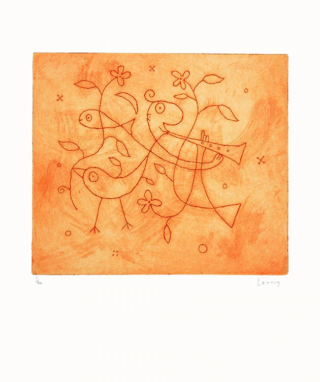 Michael Leunig Fine Art Print - Fanfare