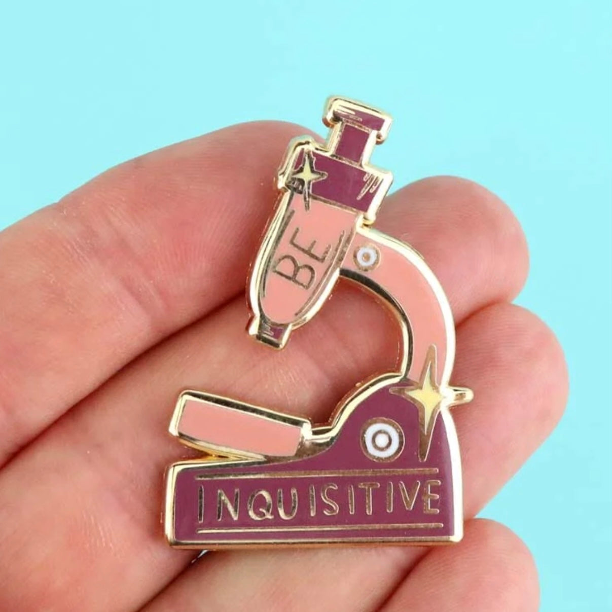 Jubly-Umph Lapel Pin Be Inquisitive