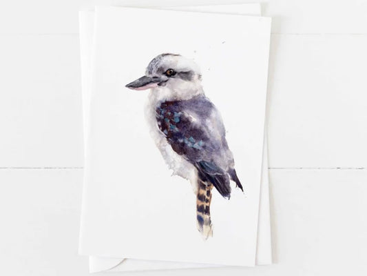 Choose Arts Art by Qing - Card, Kookaburra