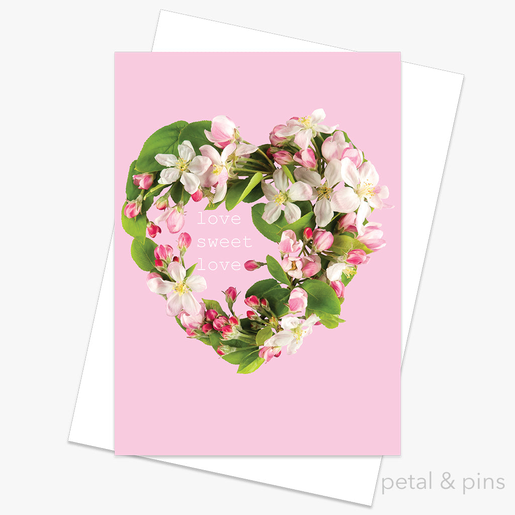 Petal & Pins Card Love Sweet Love