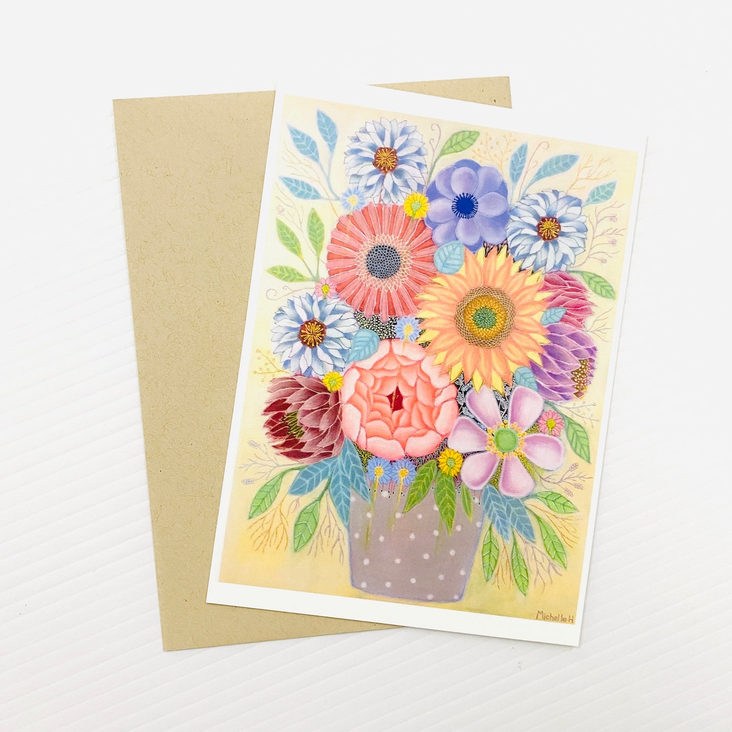 Michelle Hosking Postcard Floral Summer