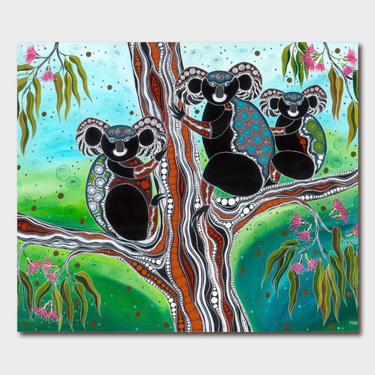 Melanie Hava Card Koala’s in the Gum Tree