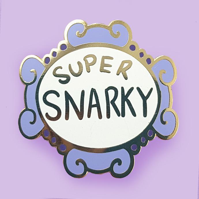 Jubly-Umph Lapel Pin Super Snarky