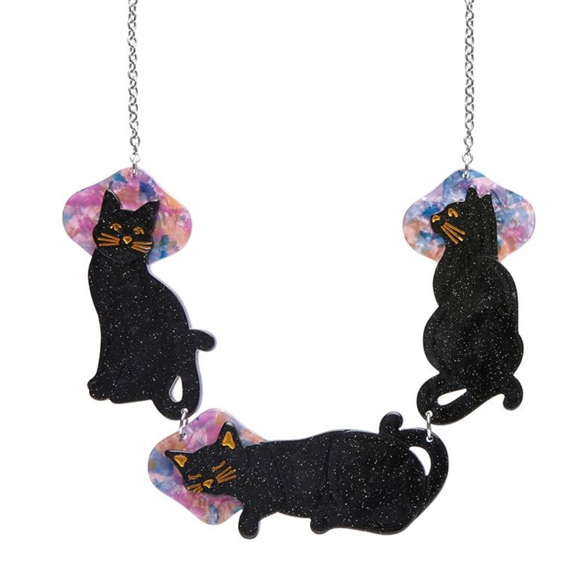 Erstwilder La Belle Epoque - Le Chat Miaule Necklace