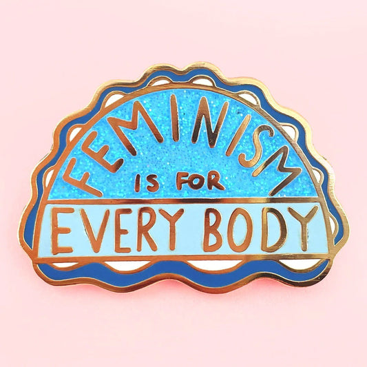 Jubly-Umph Lapel Pin Feminism Is For Every Body