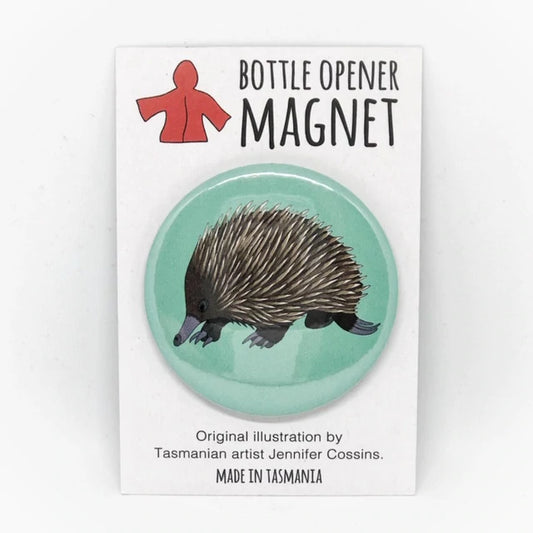 Red Parka Magnetic Bottle Opener Echidna