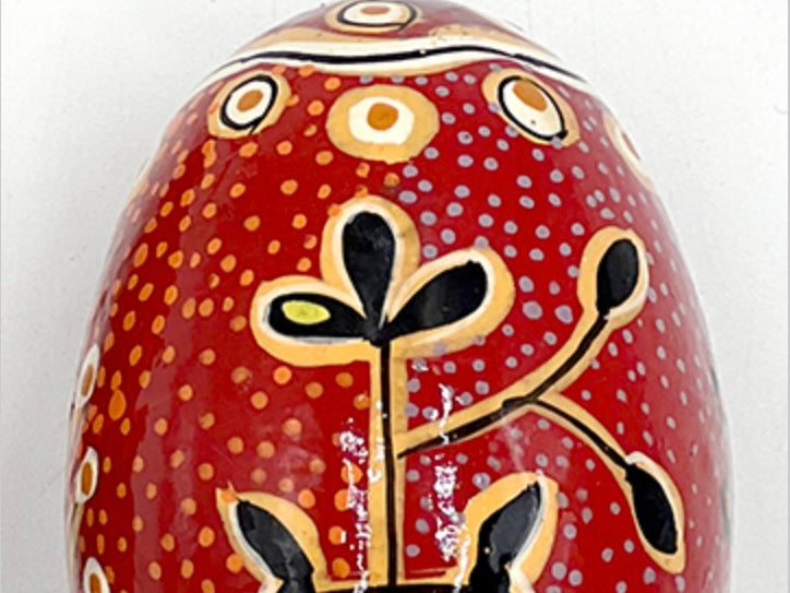 Better World Arts - Lacquerware Egg, Paddy Japaljarri Stewart