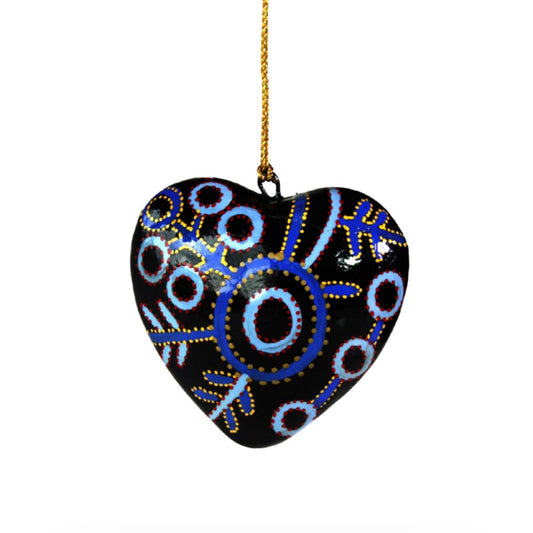Better World Arts Lacquerware Decorative Heart - Artist Theo Hudson