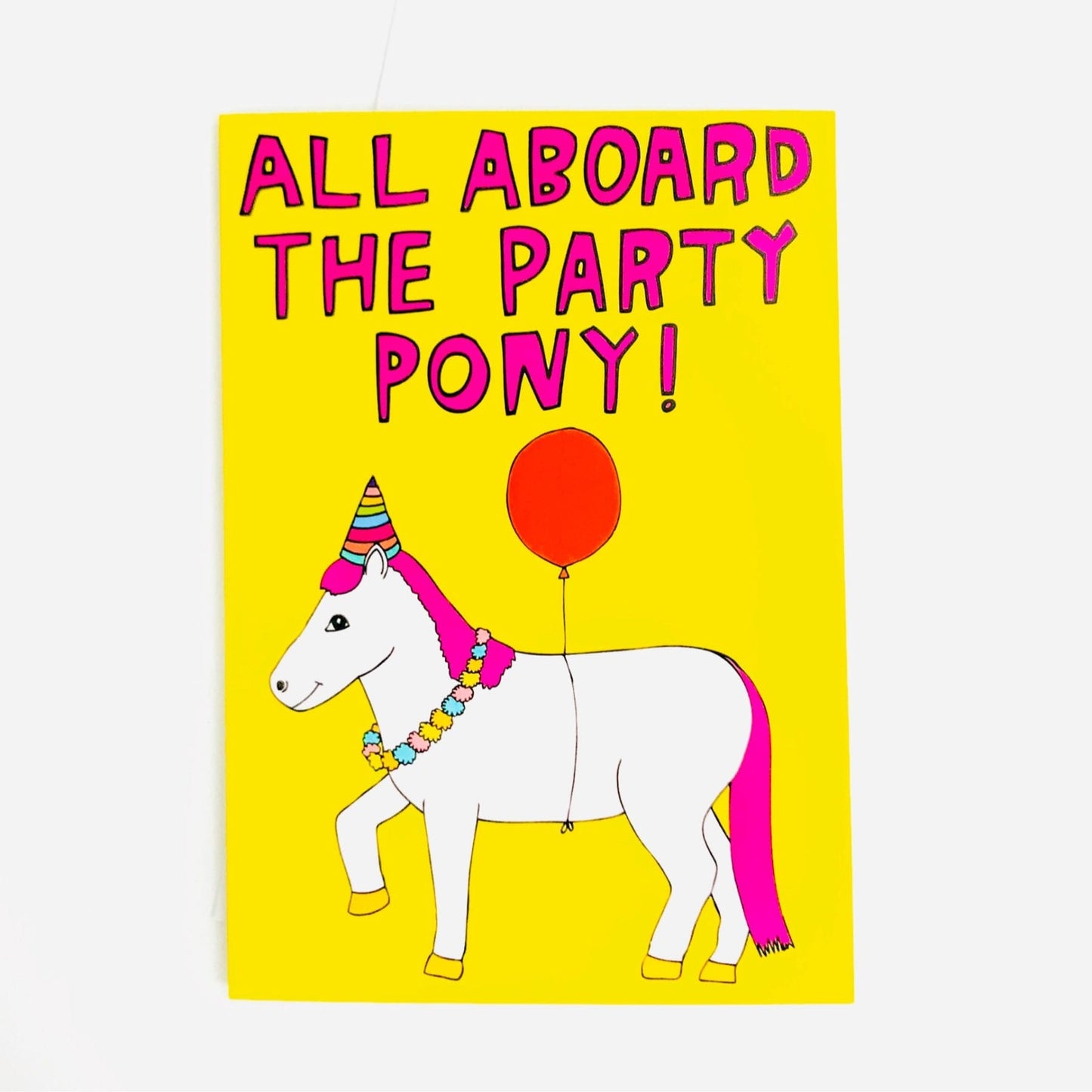 Able and Game Card All Aboard The Party Pony