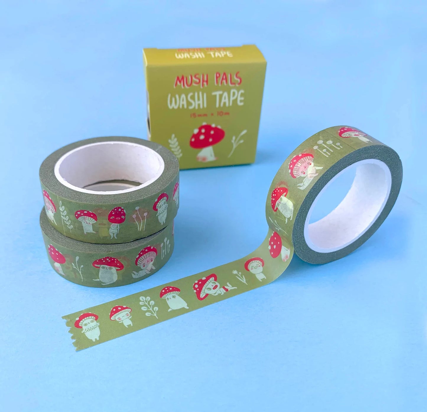 Hannakin Washi Tape Mush Pals Mustard