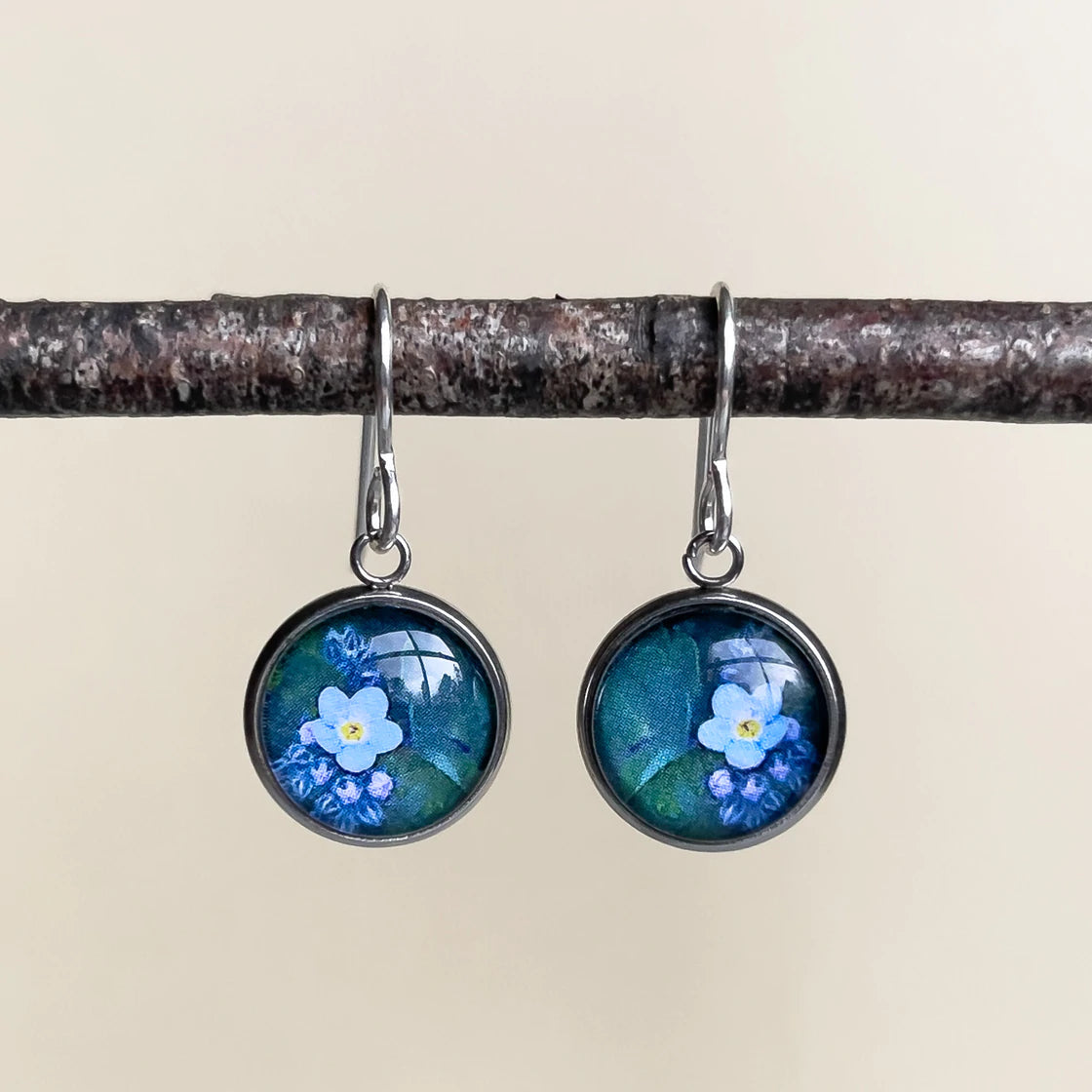 Myrtle & Me Drop Earrings Forget Me Not