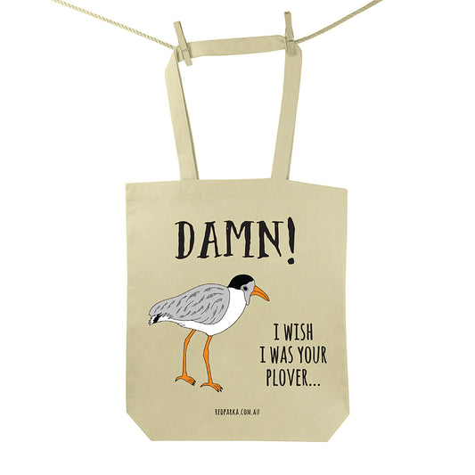 Red Parka Tote Bag Plover Lover