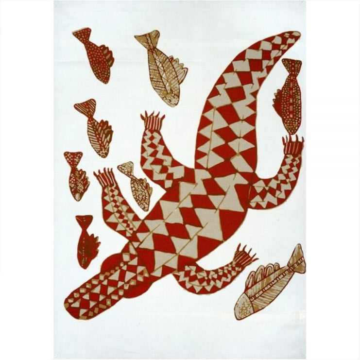 Better World Arts - Cotton Tea Towel, Susan Wanji Wanji