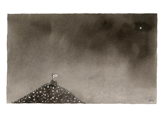 Michael Leunig Card Star Gazing