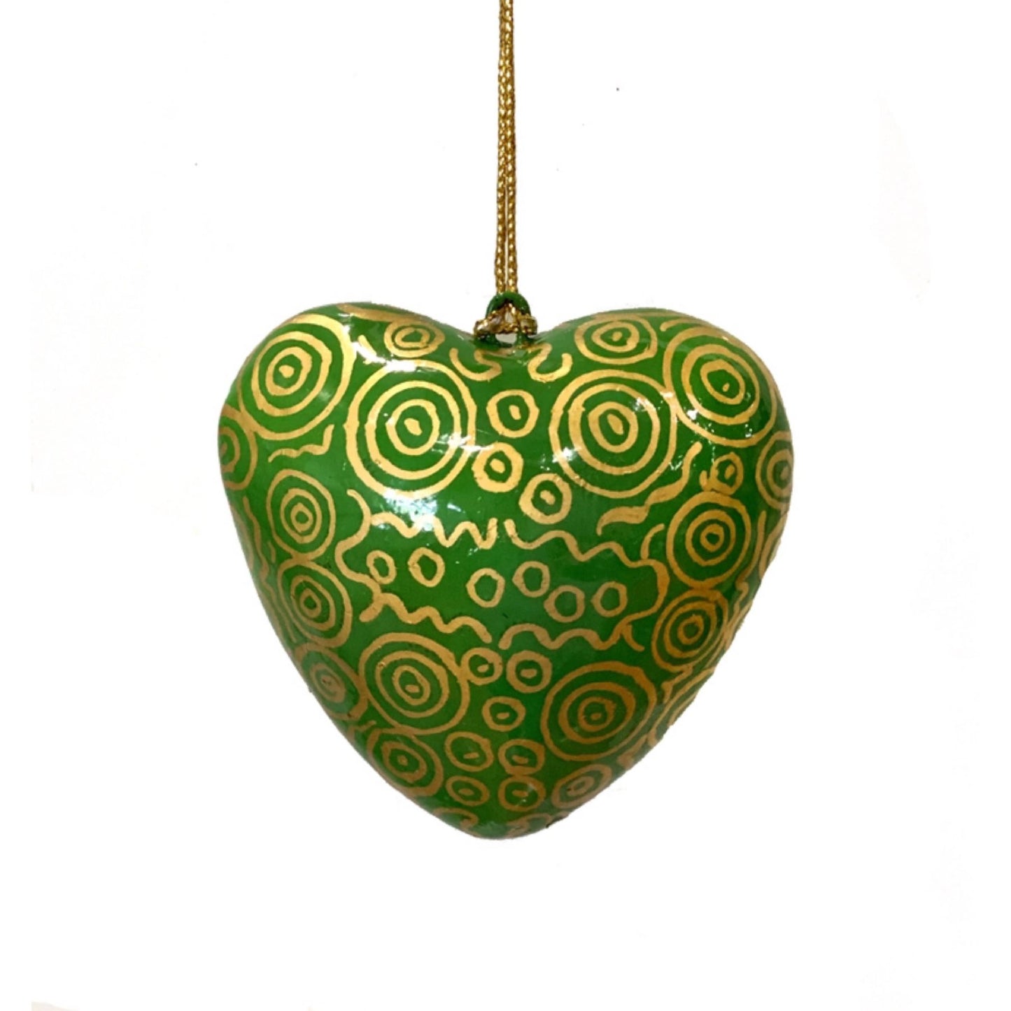 Better World Arts Lacquerware Decorative Heart - Artist Nelly Patterson #3