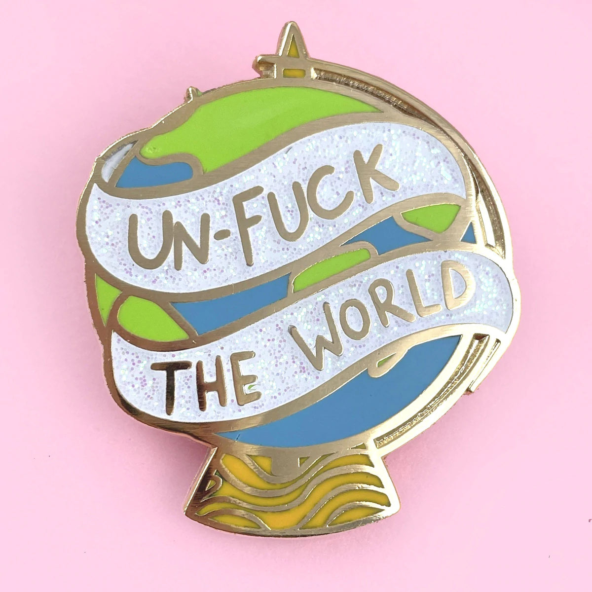 Jubly-Umph Lapel Pin Un-Fuck the World