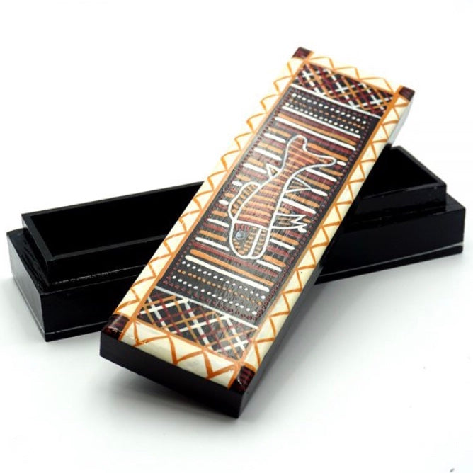 Better World Arts - Lacquerware Pencil Box, Jane Margaret Tipuamantumirri