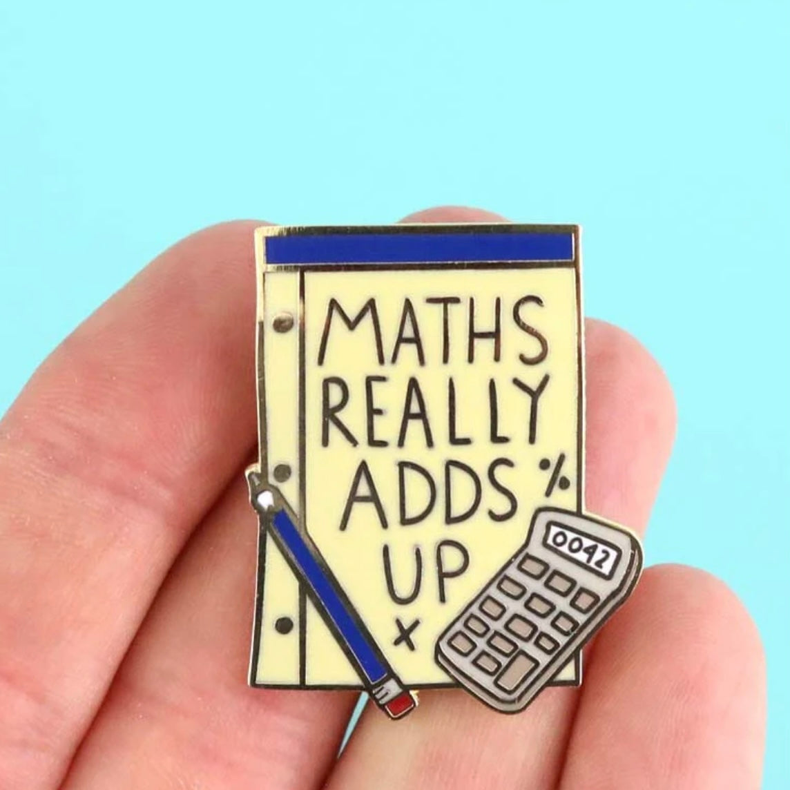 Jubly-Umph Lapel Pin Maths Really Adds Up