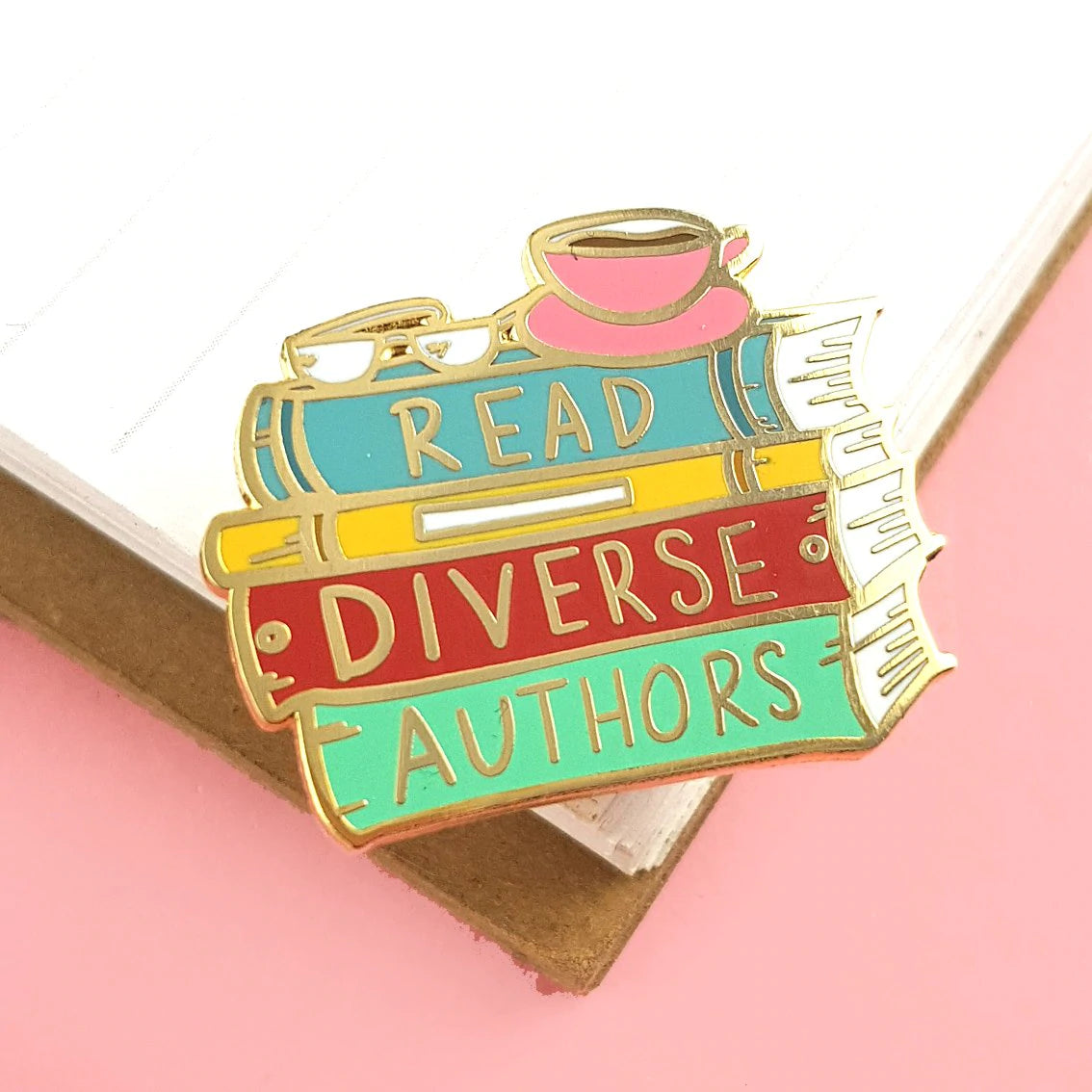 Jubly-Umph Lapel Pin Read Diverse Authors