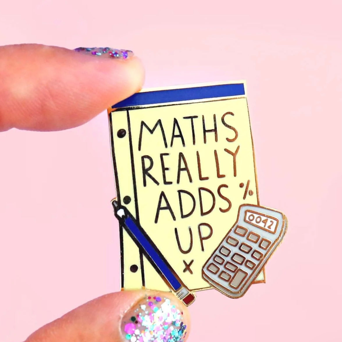 Jubly-Umph Lapel Pin Maths Really Adds Up