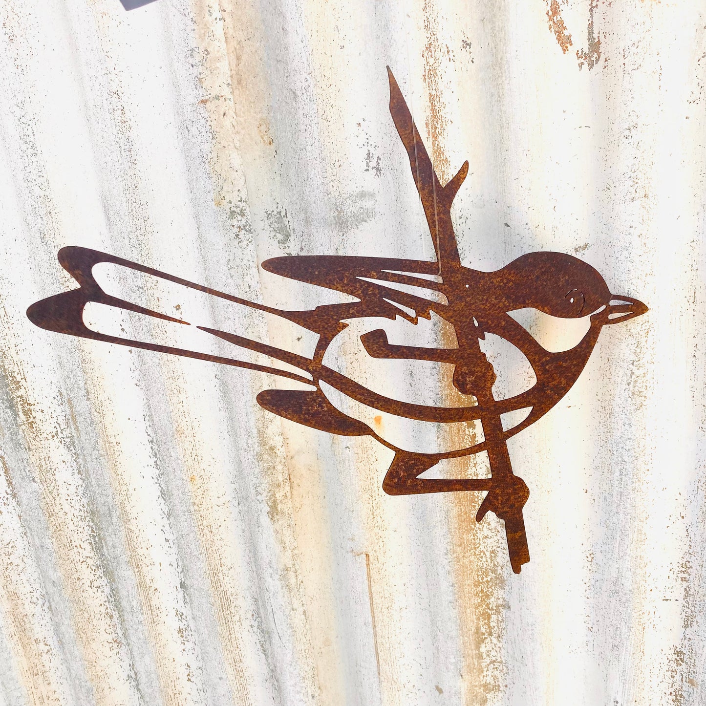 Overwrought Bird On Branch Wall Art