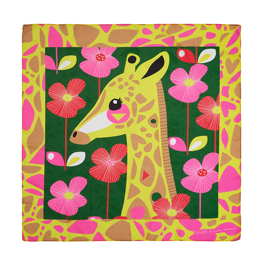 Erstwilder The Genteel Giraffe Square Scarf