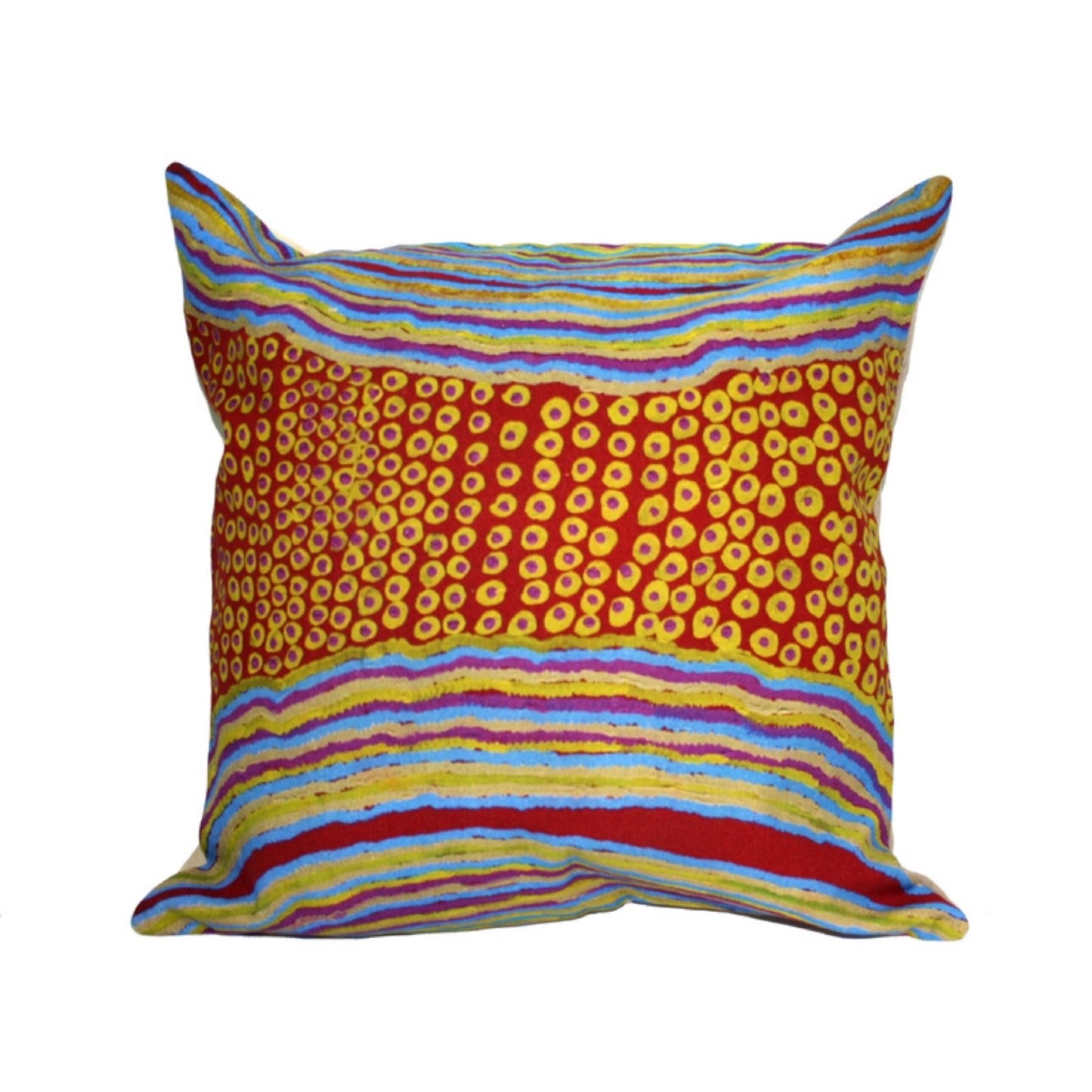 Better World Arts - Canvas Cushion Cover, Rama Kaltu Kaltu Sampson