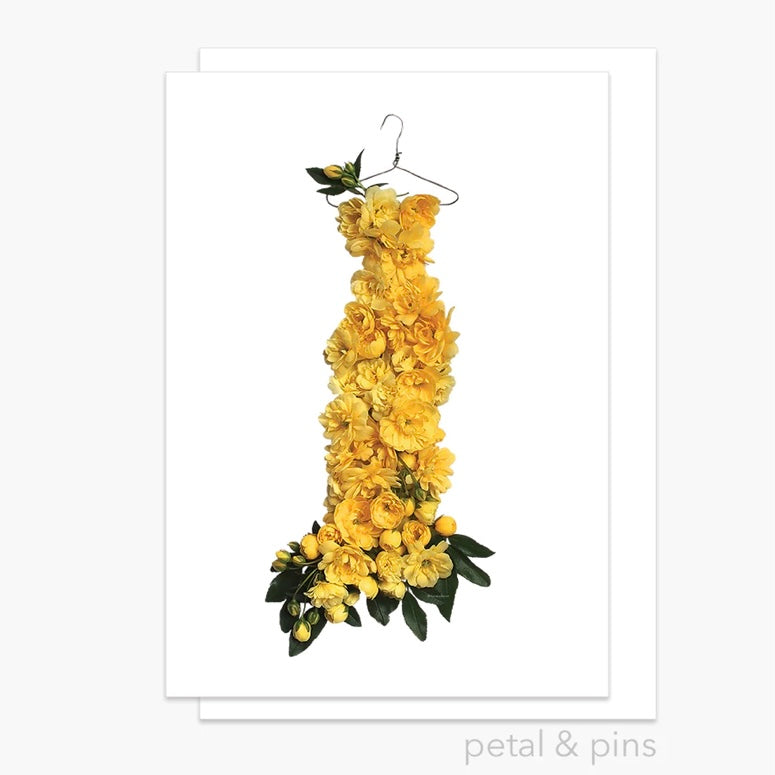 Petal & Pins Card Banksia Rose Dress