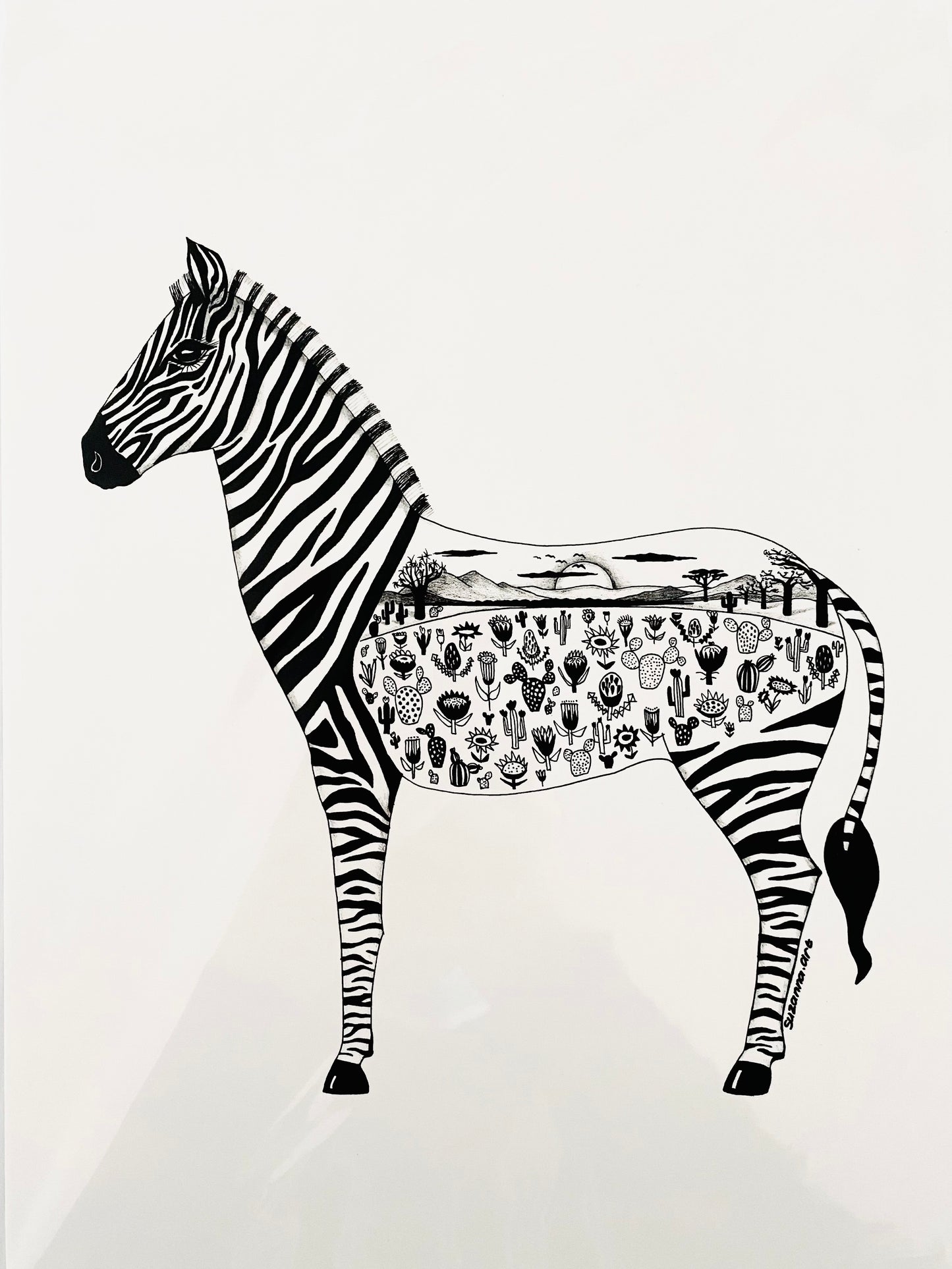 Suzana’s Art Zebra