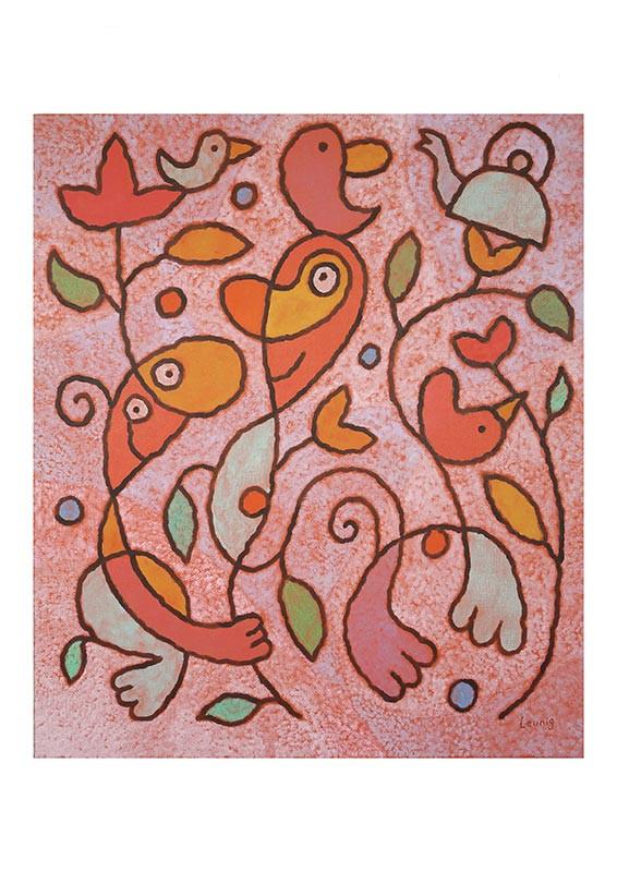 Michael Leunig Print - Springtime